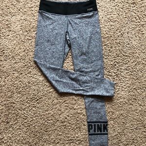 PINK reversible workout leggings